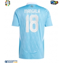 Moški Nogometni dresi Belgija Orel Mangala #18 Gostujoči EP 2024 Kratek Rokav